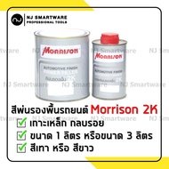 สีรองพื้น 2K Morrison สีรองพื้นรถยนต์ (4:1) เนื้อสีเทา พร้อมฮาร์ด รองพื้นกลบรอย พื้นขาว พื้นเทา พื้นเขียว - Morrison 2K Primer (4:1)