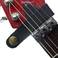 AHOUR1 Retro Guitar Neck Strap, Retro Vintage Guitar Strap Lock, Leather Guitar Strap Button Black Adjustable Brown Holding Button Safety Lock Strap Electric Guitars