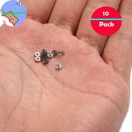 Homestore 10pcs 681ZZ Miniature Mini Ball Bearings Metal Open Micro Bearing 1x3x1mm SG