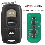 jingyuqin 41703 433MHz Car Remote Key for Mazda CX5 MX5 323 MK2.5 2000 2001 2002 2003 2004 2005 Ford
