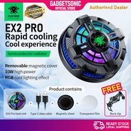 Plextone EX2 Pro Phone Cooler Mobile Gaming Fast Cooling Fan Magnetic Game Radiator Kipas Telefon