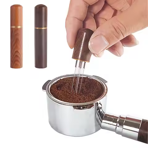 Coffee Tamper Stainless Steel Needles Espresso Powder Stirrer Distributor Leveler WDT Tools Cafe Sti