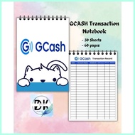▏ ✈ E-load/ Gcash Transaction Record Spring Notebook