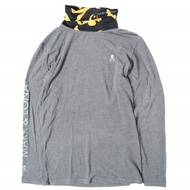 MARK&LONA Be Alive Micro Fleece Top เสื้อยืดและเสื้อตัดและเย็บ คอเต่า MLM-0C-AU05 48 สีเทา แขนยาว สก