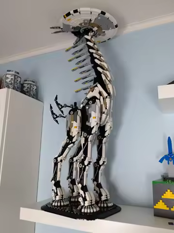 Bricklink Ideas Game Horizon Long Necked Beast Tallneck Dawns Thunderjaw Tooth Mechanical Monster Bu
