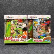 （最後圖中2盒）jollybaby 動物尾巴音樂布書 嬰兒車玩具 BB布書 嬰兒布書 嬰兒音樂玩具 初生嬰兒 英文繪本 尾巴布書 發聲玩具 發聲書 有聲書