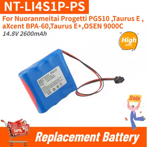 14.8V 2600mAh High Quality Battery NT-LI4S1P-PS for Nuoranmeitai AXcent BPA-60 Taurus E+,OSEN 9000C 