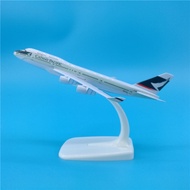 16cm Hong Kong Cathay Pacific Airlines Boeing B747-400 Metal Airplane Model Decoration Gift Travel S