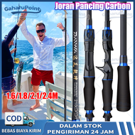 Joran Pancing Carbon,joran laut super kuat 50 kg,joran murah kuat cuci gudang,1.8m 2.1m UL Joran SP 