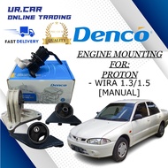 DENCO PROTON WIRA 1.3 / 1.5  (MANUAL) ENGINE MOUNTING KIT SET PREMIUN QUALITY READY STOCK IN MALAYSIA