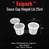 Thinwall 25ml Plastic Sauce Cup, Soy Sauce, Chili Sauce & Seasoning Container (50pcs)