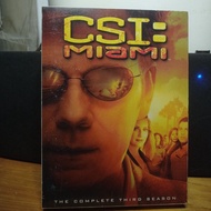 DVD original CSI Miami Crime Scene Investigation the third season 3 THREE
