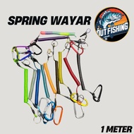 Spring Wayar Grip Playar Mancing Anti Lost Fumble Steel Spring Wire Fishing accessories DIY