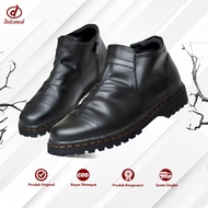 DOLCIMOD - Sepatu Pria Kulit Ankle Boots Formal Docmart Spatu Pantopel Cowok Terbaru Terlaris Boots 