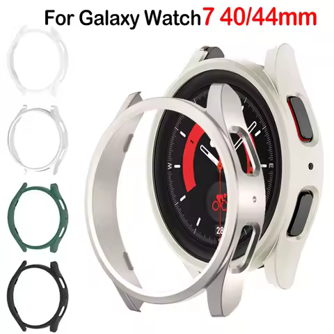 PC Case for Samsung Galaxy Watch7 40mm 44mm Matte Cover Protective Hollow Bumper Shell for Galaxy Wa
