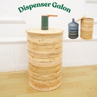 RATTAN GALLON RACK RATTAN GALLON COVER/ DRINKING GALLON COVER/ AESTHETIC GALLON DISPENSER/ water dis