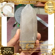 Original rough white quartz stone for home decoration, high energy purification 11cm, weight 350gram