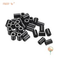 PEONY-HOME 100Pcs Round Spacer Washer, 10mm/ 0.39 Inch ABS Plastic Standoff, Corrosion-resistant Black 4.2mm/ 0.17 Inch 7mm/ 0.28 Inch for  Printer TV