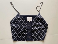 เสื้อครอป milin มือสอง