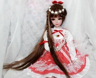 FULL SET 1/3  60 cm PVC BJD Doll LOLITA CHERRY/ BONEKA BJD