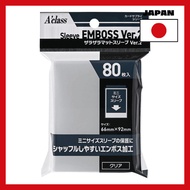 [Japan import]Aklas Zarazara Matt Sleeve Ver.2 【Mini Size / 80 Sheets / Oversleeve】