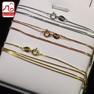 Baceda female's 925 Silver Necklace Clavicle Chain Short Chain Without Pendant 45cm 55cm
