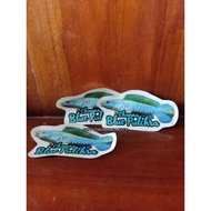 Channa Snakehead Blue Aquarium Sticker Sticker