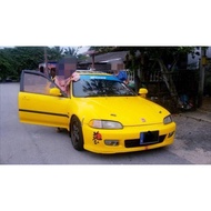 bumper depan eg6 eg9 front bumper free lips original kereta free foglamp