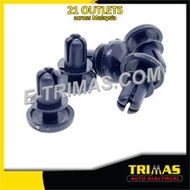 Car Window Door Visor Shade Body Clip (5PCS)