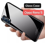 Murah!! Hard Case Oppo Reno 5 4G - 5G Glass Case Tempered Protection