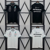 2026 Chi Racing Suit Fleet Short Sleeve Mercedes White Black Short Sleeve 8-6f