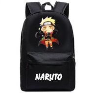 Naruto กระเป๋านักเรียน Uzumaki นารูโตะ Uchiha อะนิเมะ Sasuke อุปกรณ์ต่อพ่วงกระเป๋าเป้สะพายหลังการท่องเที่ยวออกข้างนอกกระเป๋า HOT ●8/27◈✧