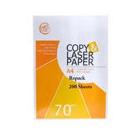 A4 Paper Copy Laser 70gsm / 80gsm 210 Sheets