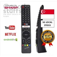 [SG FREE 🚚] SHARP LED/Android TV /Smart TV Remote Control 326 Compatible With GB326WJSA, GB238WJSA,G