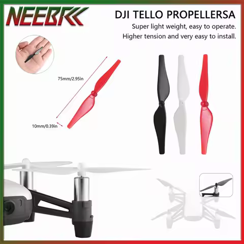 4PCS Low Noise Propellers for DJI TELLO Quick-release Blade for DJI Tello Mini FPV Drone Quadcopter 