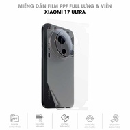 Xiaomi 17 Series PPF Film Sticker Full Back Border | PPF Anti-Scratch Film for Comprehensive Protect