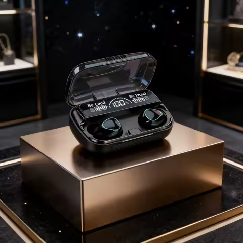 Bluetooth headset M10 hands-free LED Dispay headset Bluetooth HiFi stereo music wireless earplug wat