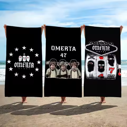 Brand O-Omerta 47 Towel Beach Towel Travel Lightweight Skin Friendly for Pool Beach Camping Cruise S