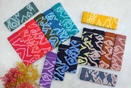 kain batik katun tulis motif mega mendung warna ungu