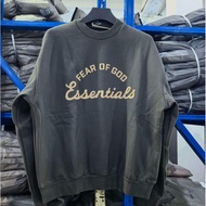New Arrival🆕 ESSENTIALS FOG Pullover Top 90S Retro Theme New Round Neck Fleece Lining Sweatshirt Pul