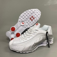 [✅Ready] Nike Shox R4 White Silver