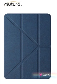 MUTURAL แท้ เคสพับจีบ กระเป๋าใส่ปากกา 2025 Ipad Gen11 A16 /Air11 M3/Air13 M3/2024 Mini7 A17 Pro/ Pro