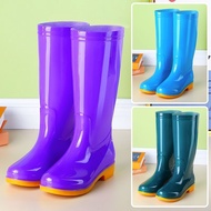 💥Hot sale💥High Non-Slip Fleece-Lined Cotton-Padded Rain Boots Waterproof Rain Boots Barrel Rubber Shoes Shoe Cover Rubbe
