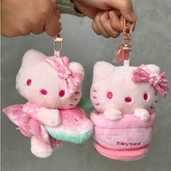 HelloKitty X HEYTEA Limited Edition Joint Design Collectible Pendant, Keychain, and Wallet