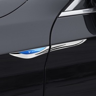 2pcs alloy car stickers car accsesories accessory car leaf plates for cupra leon mk3 mk2 5f lbiza Al