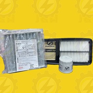 ORIGINAL/ASLI PERODUA AXIA 2014-2016 AIR FILTER,OIL FILTER,CABIN FILTER, AIR CLEANER,OIL CLEANER,AIR