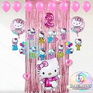 HELLO KITTY DECORATION PACKAGE 7 BIRTHDAY DECORATION/S HAPPY BIRTHDAY DECORATION/S COMPLETE DECORATI