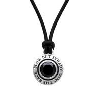 黑色 925 純銀項鍊 男款 日本製造 fc229