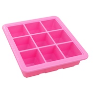 (O Mega) 4 & 9 & 15 Cube/Cavity Food Grade Silicone Baby Food Storage Container Freezer Tray With Li