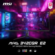 # MSI MAG342CQR E2  - 34" UWQHD 180Hz 1ms VA Curved Gaming Monitor with Adaptive Sync #